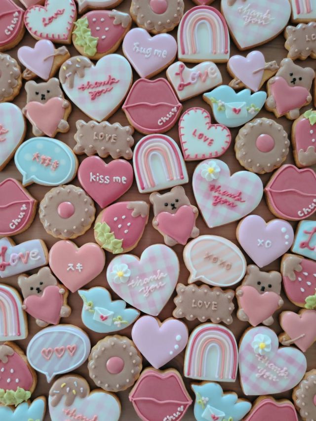 ガレさんに納品しました✨⁡⁡
⁡よろしくお願いします❤🍫🎁⁡
⁡
⁡⁡
⁡#バレンタインクッキー⁡
⁡#米粉アイシングクッキー